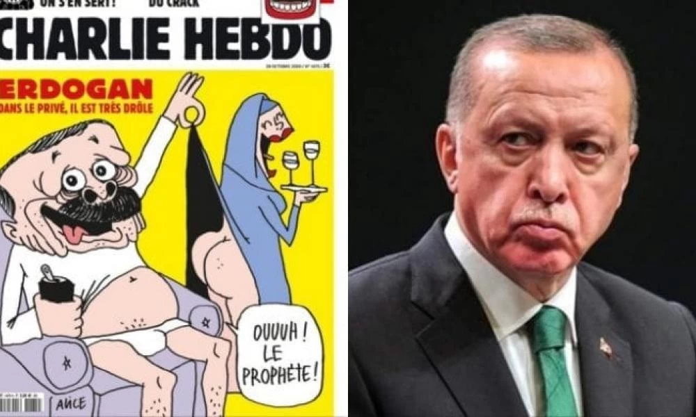 Ερντογάν: Δεν αντέχει ούτε να δει την καρικατούρα του στη Charlie Hebdo